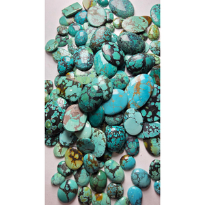 Cabocho de Crisocola Arcoíris de Calidad AAA, Gema Natural Suelta con Juego de Colores para Colgantes, Precio al por Mayor - Product Image 4