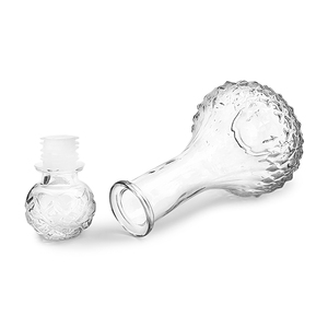 500ml 800ml số lượng lớn cổ hình vuông pha lê rõ ràng Chai Thủy Tinh Rượu Vang Decanter cho bia whisky - Product Image 6