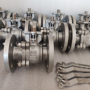 บอลวาล์วหน้าแปลนสแตนเลส 1 ชิ้น 2 ชิ้น 3 ชิ้น Pn40 Pn16 Class150 300 แบบเต็ม/แบบลดขนาด 304 316 - Product Image 3