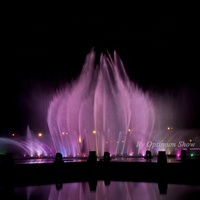 Fuente Musical Personalizada de Diseño Nuevo 2026, Fuente de Agua para Exteriores con Luz LED DMX