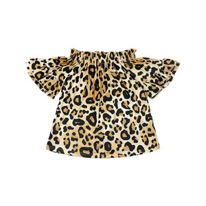 Camiseta de Verano con Volantes para Mamá e Hija, 6 Años, Estampado de Leopardo, Ropa Casual para Mamá e Hija, Look Familiar, Ropa a Juego - Product Image 3