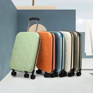 पोर्टेबल Foldable थोक फैक्टरी मूल्य बंधनेवाला ले जाने पर सामान सूटकेस पहियों के साथ बीहड़ और टिकाऊ यात्रा सूटकेस