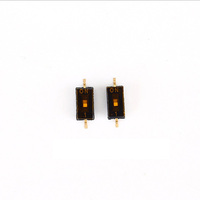 Interrupteur DIP SPST 1 position SMD SMT, pas de broche 1,27 mm, certifié RoHS, alliage de cuivre plaqué or, 24 VDC, 25 mA, 2000 cycles