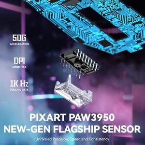 เมาส์เกมมิ่งไร้สาย Attack Shark X3MAX PAW3950 42000DPI  2.4G ไร้สาย/มีสาย แบบสามโหมด - Product Image 3