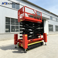 Platform Scissor Lift Otomatis Penuh Harga Murah Platform Scissor Lift Mobile 6m 8m 10m 12m Dengan Platform Kerja Udara