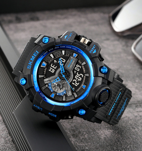 Mới Đến Skmei 2396 Màu Đen Thể Thao Analog Đồng Hồ Kỹ Thuật Số Cho Nam Giới Chống Nước 50 Mét Thời Trang Đồng Hồ Đeo Tay Đa Chức Năng - Product Image 6