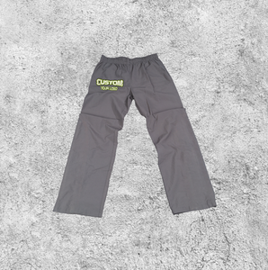 Pantalones deportivos de entrenamiento para correr de primavera para hombre, rectos, desgastados, ecológicos, transpirables, 100% algodón, informales, de peso pesado - Product Image 3