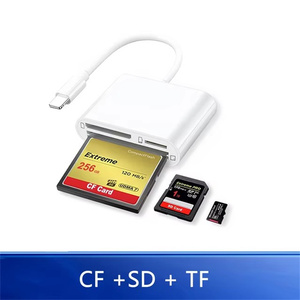 SD/TF/CF đầu đọc thẻ <span class=keywords><strong>USB</strong></span> Thẻ cho điện thoại <span class=keywords><strong>16</strong></span> 15 14 13 12 11 Pro Max cfcard cho máy ảnh Bộ chuyển đổi - Product Image 5