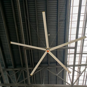 Ventilador de Techo Industrial HVLS PMSM de 14 pies, Baja Velocidad, Gran Volumen de Aire, Flujo de Aire Suave, para Áreas de Trabajo, Fábricas y Almacenes - Product Image 3