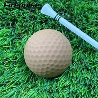 Balles de golf de tournoi en Surlyn à deux couches, brun foncé mat, balles de golf professionnelles brun foncé mat pour matchs