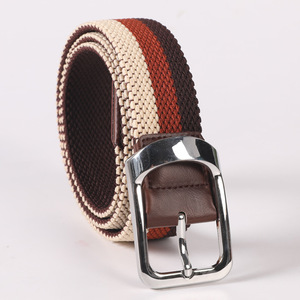 <span class=keywords><strong>Ceinture</strong></span> <span class=keywords><strong>élastique</strong></span> tissée classique pour <span class=keywords><strong>homme</strong></span>, <span class=keywords><strong>ceinture</strong></span> de sport pour baseball et golf, logo et couleur personnalisés, <span class=keywords><strong>ceinture</strong></span> extensible en tissu avec boucle à ardillon - Product Image 3