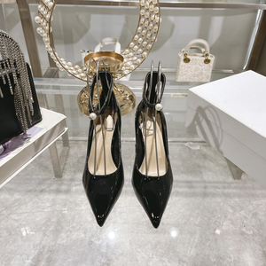 Chaussures basses stiletto pour femmes avec le même style de sandales avec de petits bouts pointus carrés et d'élégants talons hauts - Product Image 6