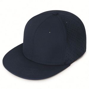 Gorra de Béisbol de Sarga de Algodón de 6 Paneles Sin Estructura con Cierre Ajustable y Orificio - Product Image 4