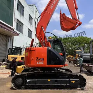 Nice Quality 13.5 Ton HITACHI ZX135 Crawler Excavator Used Zaxis 135 Zx135us Ex135 Second Hand Excavator Hitachi Zx135