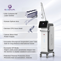 Équipement de dermatologie au laser fractionné CO2 Globalipl Professional 10600nm, machine à laser fractionné CO2, rajeunissement vaginal