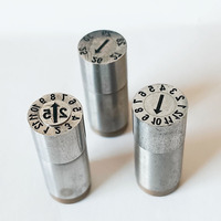 Inserts de code de date de matrice industrielle OPITZ 2000 Tampons de date modifiables pour accessoires de moules en plastique