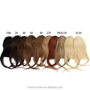Natural Black Colored Vietnamese Brazilian Straight Raw Remy Virgin <strong>Fringes</strong> Loli <strong>Human</strong> <strong>Hair</strong> <strong>Fringe</strong> Front <strong>Hair</strong> Bangs with Clips - Product Image 5