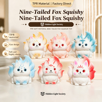 Jouets Squishy en Forme d'Animaux Mignons, à Rebond Lent, en Matériau TPR Sûr, Jouets Anti-Stress, Jouets Promotionnels pour Supermarchés, Jouets à Presser