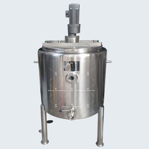 Ligne de production cosmétique de 300 litres, mélangeur à émulsion sous vide à levage hydraulique, mélangeur de crème et d'onguent - Product Image 1