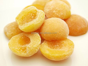 Demi-abricots surgelés IQF en vrac, certifiés BRC, HACCP, Halal, <span class=keywords><strong>pour</strong></span> fabricants de confitures, pâtisseries et yaourts - Product Image 1