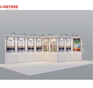 Paroi de séparation mobile en aluminium, modèle Posl LT-WB261-01, pour musée, galerie d'art, bureau, hôtel, exposition - Product Image 1