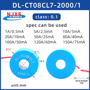 NJXSE Mikrotransformator 5 A 10 A 20 A 30 A 50 A 100 A 150 A 200 A 250 A Stromtransformator zu Werkspreis 1000/1 2000/1 3000/1 - Product Image 4