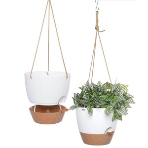 Macetas Colgantes con <span class=keywords><strong>Autorriego</strong></span> para Plantas y Flores de Interior y Exterior, Macetas Colgantes - Product Image 4