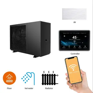 Sunrain OEM A+++ Full Inverter Monobloc Air Source To Hot Water Heat Pumps R290 For Heating and Cooling With Cold clima