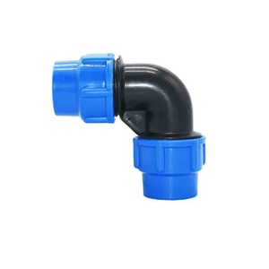 Conector Rápido de Plástico en Codo de 20mm MDPE para Válvulas de Bola de 2 Vías, Divisor de Agua con Conexión Angular - Product Image 1