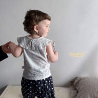 Shorts Harem amples pour bébé, 100% polyester, motif pois vintage, taille élastique, boutons latéraux, style bloomers, été