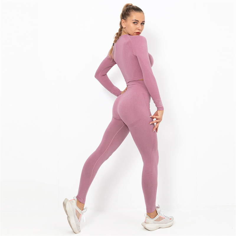 14 colors  Fashion Modern Breathable Workout Clothing Women Active Wear Yoga Set