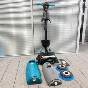 Battery Powered Floor Cleaning <b>Machine</b> Home-use Compact <b>Walk</b>-behind Scrubber for Factory Workshop Floor Maintenance - Product Image 2