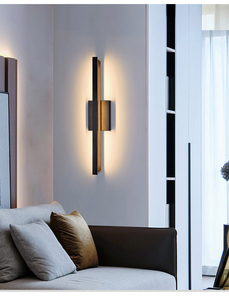 COMBO Minimalist LED Wall <b>Lamp</b> White Rectangular 3500K <b>Warm</b> Light Bathroom Surface Mounted Plastic Body - Product Image 5