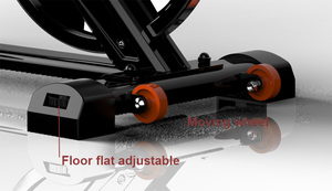 Vélo couché en acier d'équipement de gymnastique à la maison magnétique horizontale de 8 vitesses pour le vélo paresseux de réadaptation d'exercice - Product Image 6
