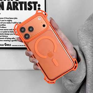 Fundas <span class=keywords><strong>de</strong></span> Fábrica para iPhone 17, 17 Pro, Pro Max, con Esquinas Reforzadas <span class=keywords><strong>de</strong></span> TPU y Acrílico, Compatibles con Carga Inalámbrica, para <span class=keywords><strong>Samsung</strong></span> 24 Ultra - Product Image 2