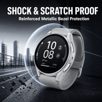 Étui de montre intelligent tout-en-un en TPU 40/44 mm pour Samsung Galaxy Watch7, étui de montre en TPU pour Watch7, protection intégrale