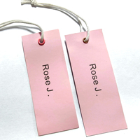 YH-Eco-Friendly Logo personnalisé étiquette de balançoire en papier pour vêtements carte de crédit Swipe Machine papier rouleau étiquette étiquette volante Personalizadas