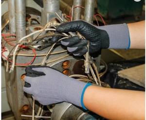 Guantes de trabajo de micronitrilo resistentes al aceite, 15 calibres, licra, nailon tejido, EN 388 - Product Image 6