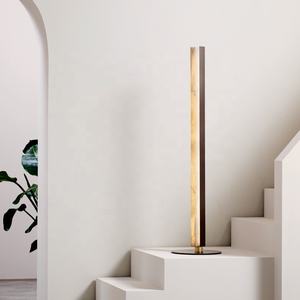 Moderne Nordique Dolomite Disque LED lampadaire Classique simple Lumière luxe Phosphore - Product Image 4