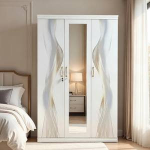 Armoire métallique à 3 portes, vente directe usine Luoyang, 20 ans d'expérience, armoire de rangement verrouillable en acier avec penderie pour chambre à coucher - Product Image 2