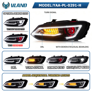 Faros Delanteros VLAND LED de Repuesto para VW <span class=keywords><strong>Golf</strong></span> Polo MK5 6R 6C GTI <span class=keywords><strong>TSI</strong></span> 2009 2010 2011 2012 2013 2014 <span class=keywords><strong>2015</strong></span> 2016 2017 - Product Image 2