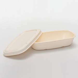 Restauration en vol, vaisselle jetable écologique en bagasse, biodégradable - Product Image 5