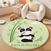 Tapis rond imprimé Animal mignon Offre Spéciale conçu doux bébé Tumbling ramper tapis mousse à mémoire de forme bas Pile bébé tapis de sol