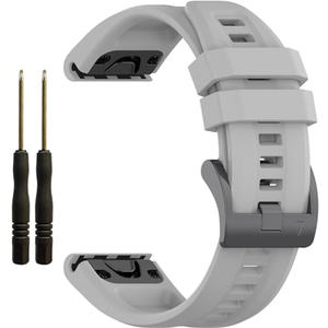 <span class=keywords><strong>Bracelet</strong></span> QuickFit pour Garmin <span class=keywords><strong>Fenix</strong></span> 7X 7 7S 6 6X Pro Smartwatch <span class=keywords><strong>Fenix</strong></span> 5X 5 S <span class=keywords><strong>Plus</strong></span> 3HR 945 935 <span class=keywords><strong>Bracelet</strong></span> en Silicone solaire saphir - Product Image 5