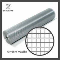 Venta al por mayor de malla de esgrima galvanizado recubierto de PVC rollos de malla de alambre soldado económico rollo de malla de alambre de pollo