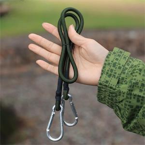 Crochet d'escalade en corde élastique d'extérieur, camping multifonctionnel, boucle de corde élastique portable, corde de traction pour auvent, piquet de <span class=keywords><strong>sol</strong></span> - Product Image 4