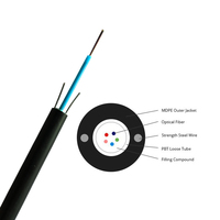 Cable de fibra óptica tipo subterráneo GYXTY, 8 núcleos, buen rendimiento, muestras gratis