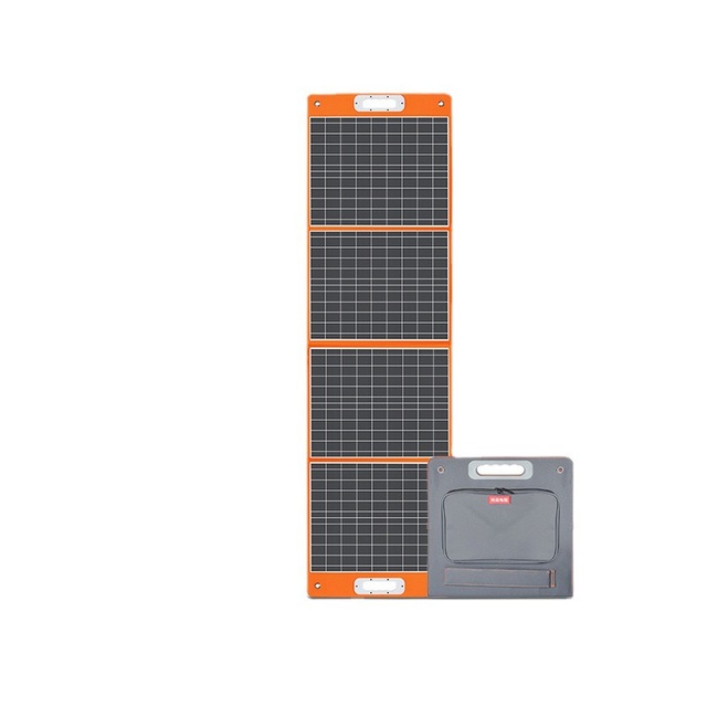 Huarui TSP18V100W Single Crystal Silicon Foldable 100W Eco-friendly High Efficiency Solar Panel PD Fast Charging 155x40cm 22%