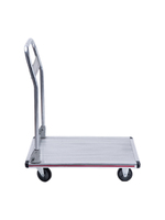 Carretilla de Acero de Cuatro Ruedas con Capacidad de 150 kg, Plataforma Plegable para Mudanzas, Carretilla Manual con Giro de 360 Grados, Herramientas Personalizables OEM