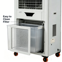 Climatiseur mobile 12000 BTU à faible consommation d'énergie avec télécommande, équipement de refroidissement commercial pour le camping